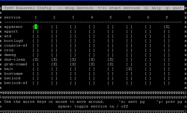 使用sysv-rc-conf管理ubuntu启动项