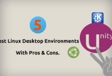 五个最佳的 Linux 桌面环境